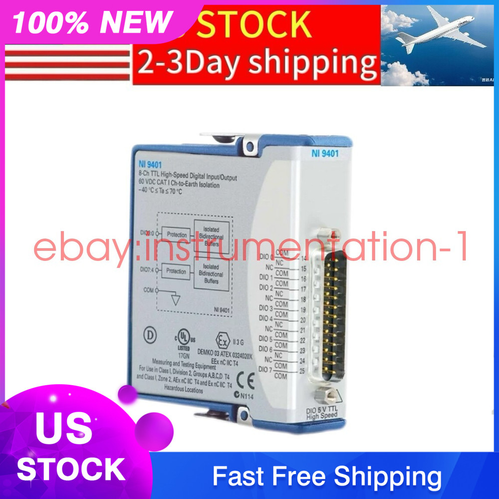 NEW - National Instruments NI 9401 cDAQ Digital Input / Output Module