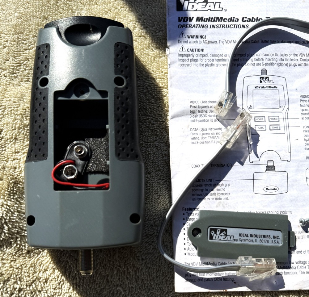 IDEAL DVD MULTI MEDIA TESTER NO. 33-856