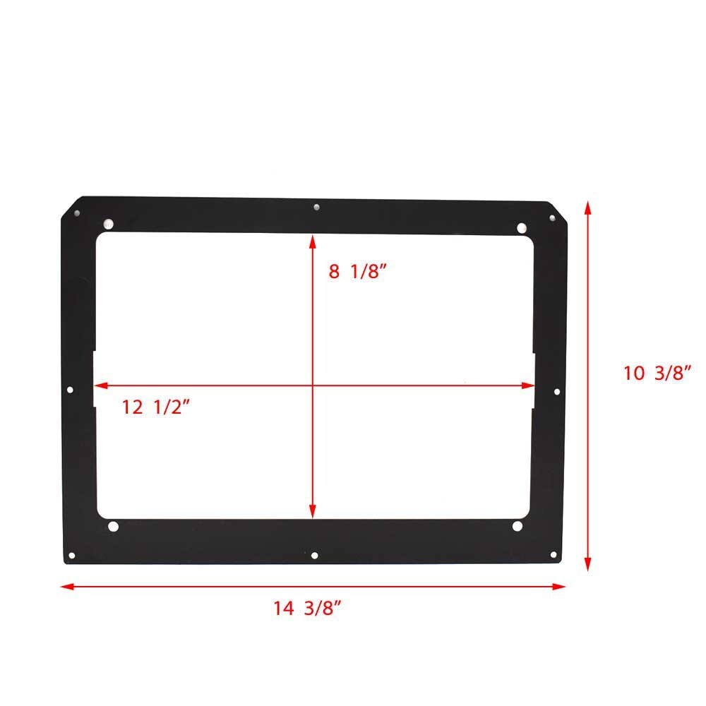 Ranger Boat Blank Chartplotter Panel 7202893M | Z500 Black 7612XSV