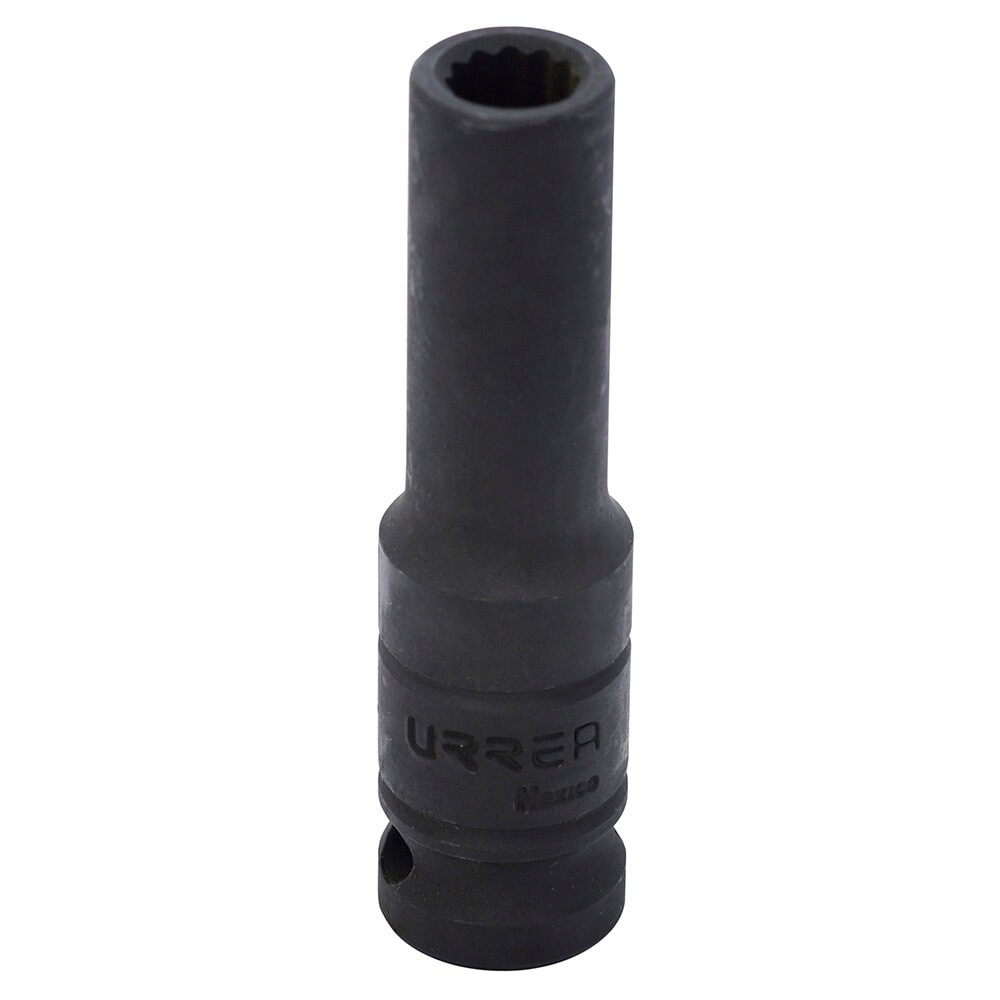 URREA 7316 1/2" Drive Black Deep Impact Socket 12 Point 1/2"