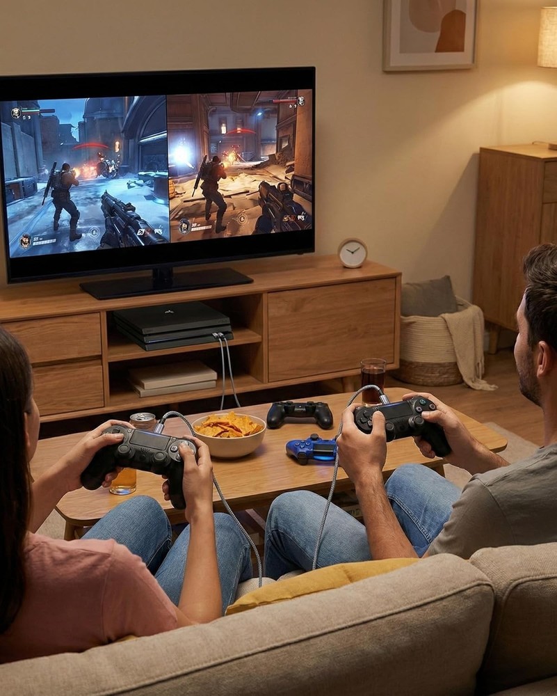 Durable Nylon Braided 6ft Micro USB Cable 2-Pack for Fast Charging Devices