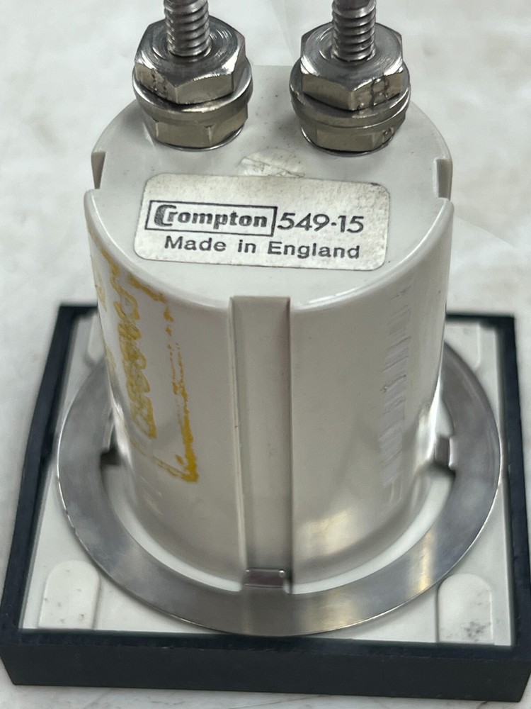 👀 CROMPTON / WESTINGHOUSE 549-15 PANEL MOUNT ELAPSED TIME METER