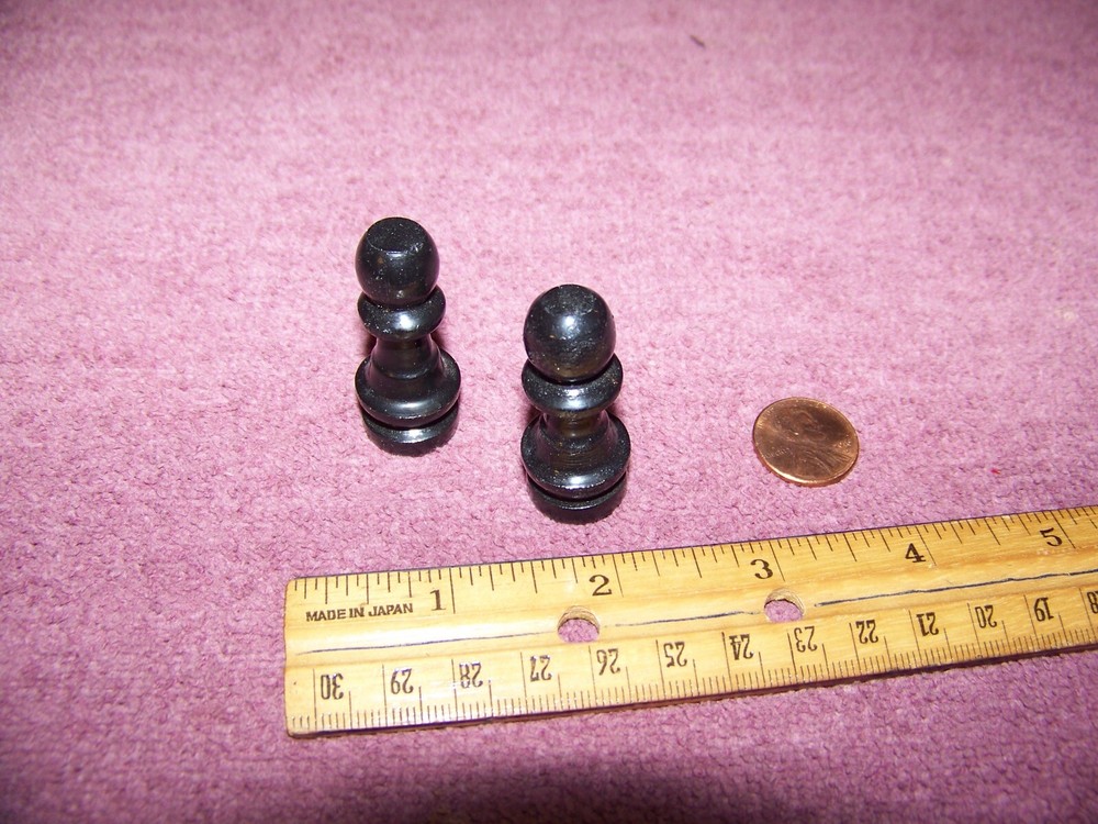 Pawn Chess Pieces (2) Wood / Black