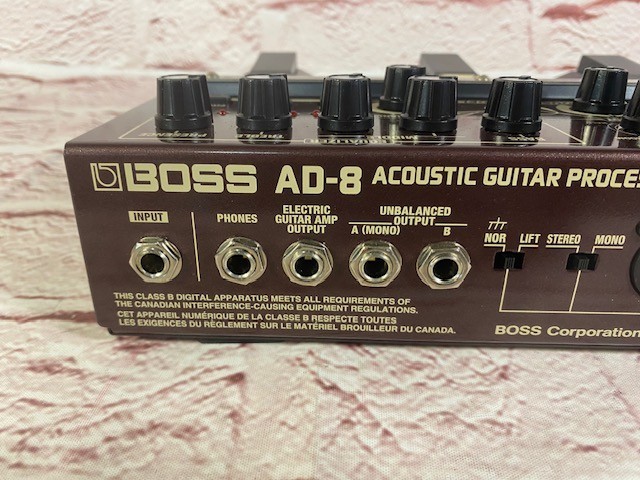 Boss AD-8 Acoustic Multi-Effect Guitar Processor Pedal fast ship with BOX