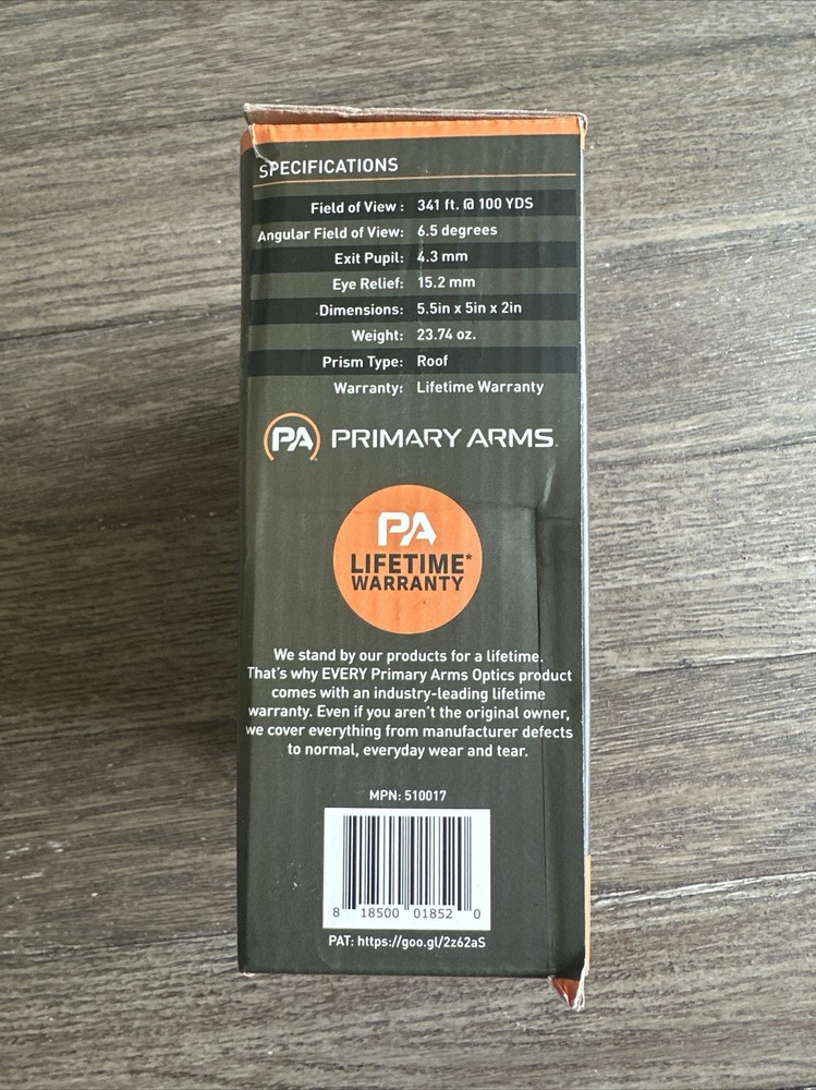 Primary Arms GLx 10x42mm ED Binoculars