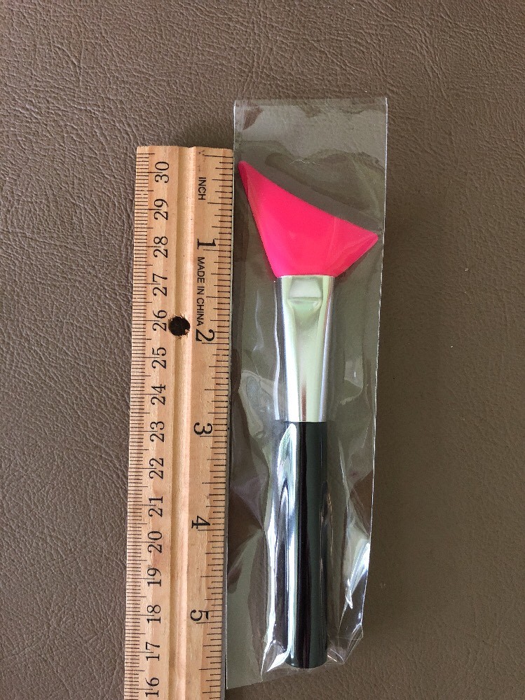 NEW! Angled Multi-Purpose Hot Pink Silicone Applicator for Makeup & Serums