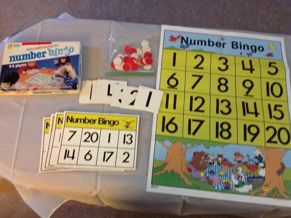 Classroom Number Bingo Game