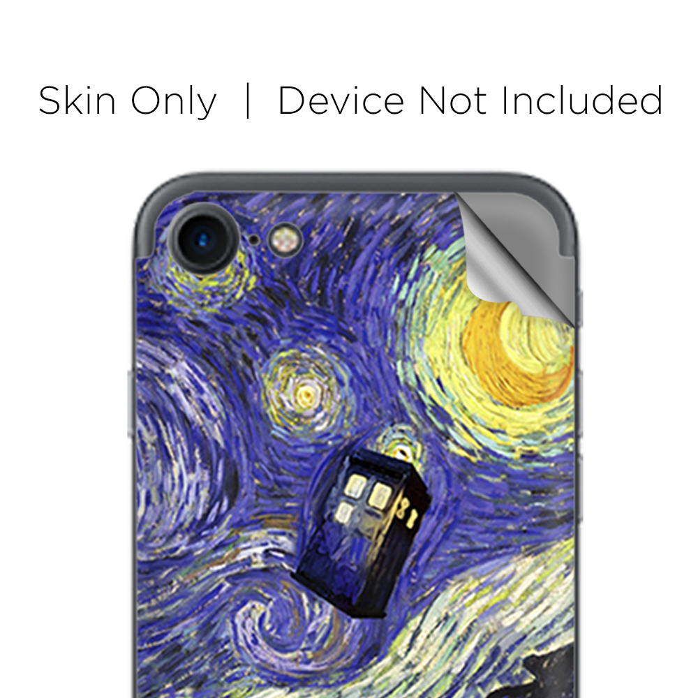 Apple iPhone 7 / 8 Skins Decal Wrap Tardis Starry Night