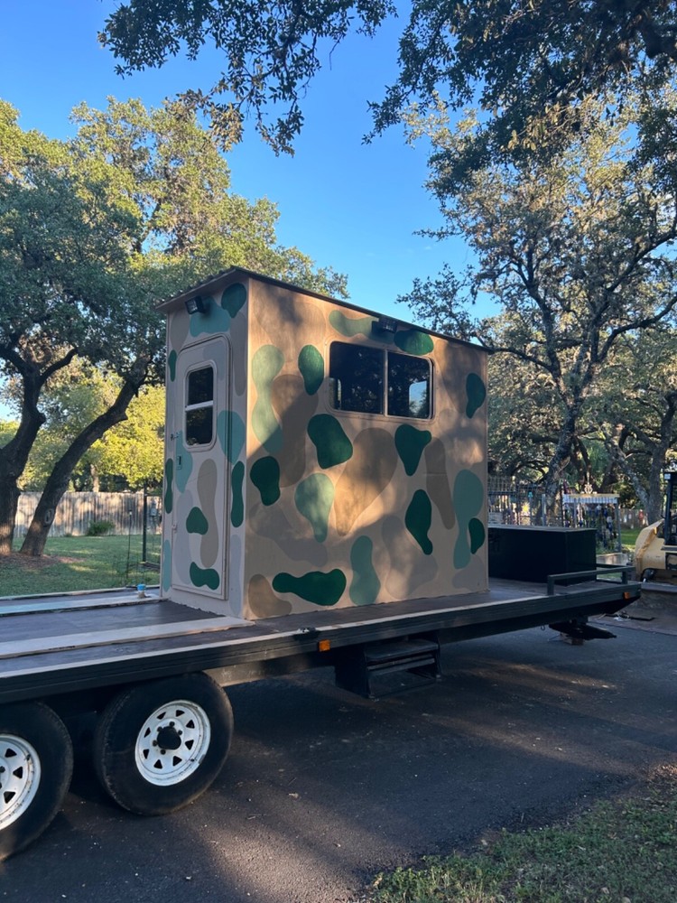 Deer Blind-all-in-one trailer