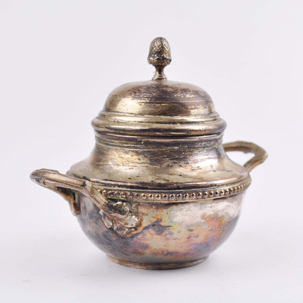 Wmf Beehive Milk Jug Silver / Silver & Covered Dish (Unstamped)