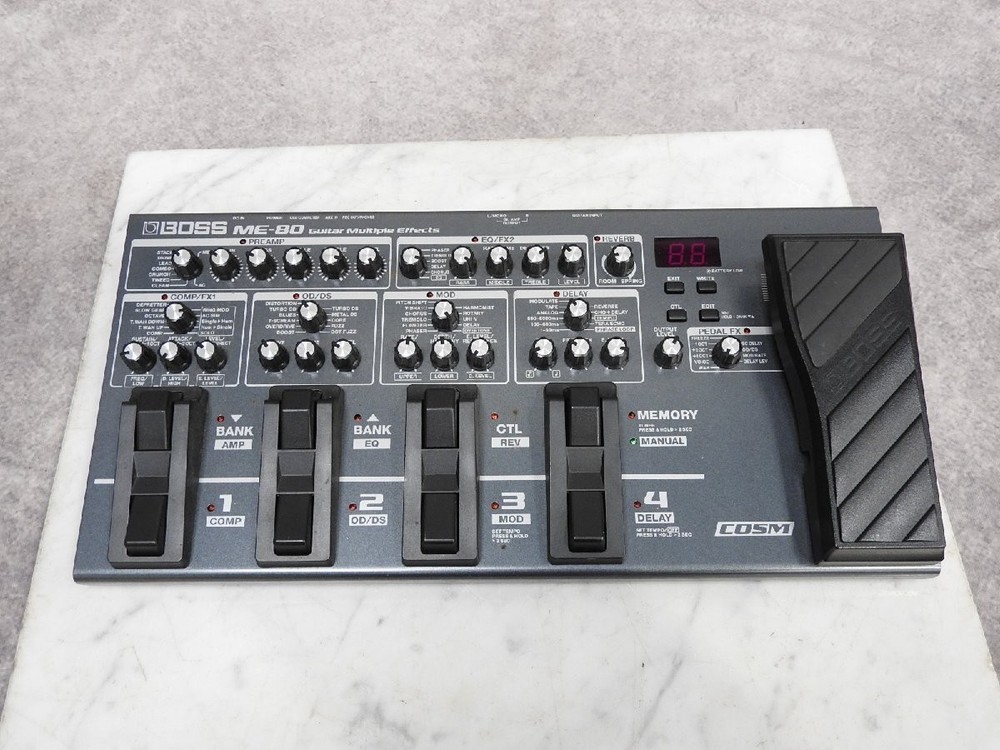 Boss ME 80 Guitar Multi Effects Processor Pedal Tested Working Used