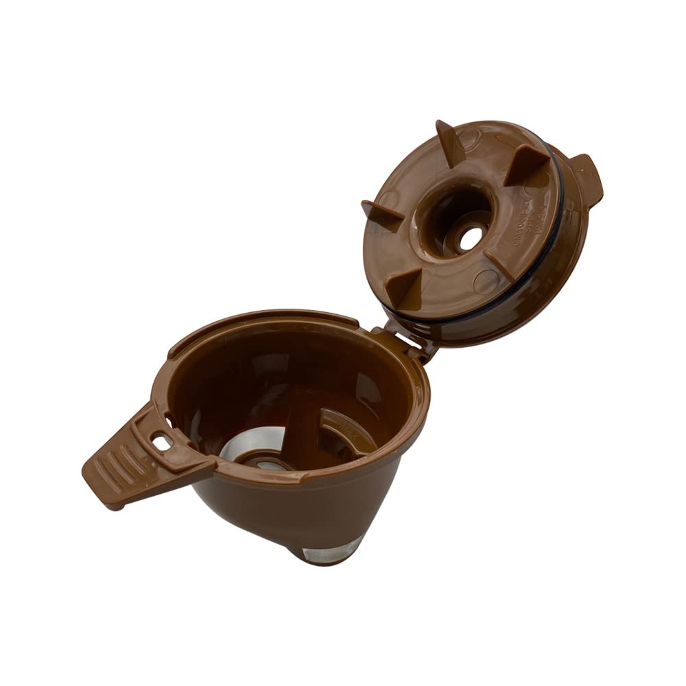 Brown Single Serve Ground coffee Brew Basket Filter compatible with Hamilton...