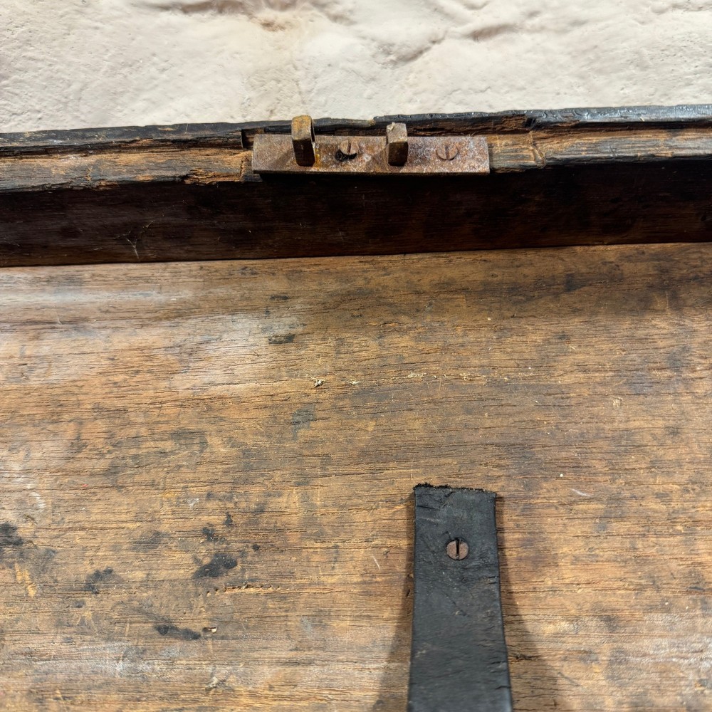Vintage Workman Tool Chest Pine 1940's Original Iron Hardware