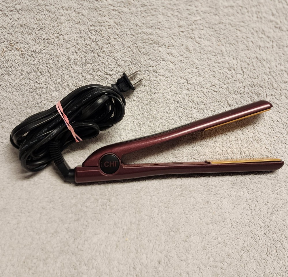 iCHI Ceramic Hair Straightener Flat Iron GF8238 Farouk Systems Tested Working