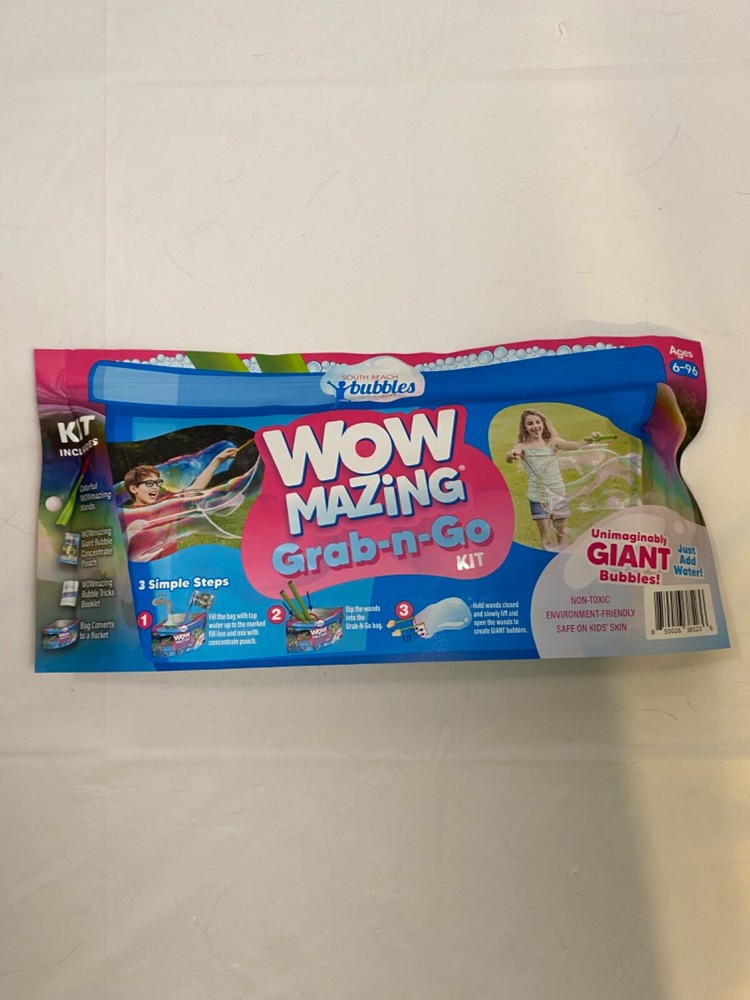Bubbles Bubbles Bubbles- WOW Mazing Grab N Go Kit - Giant Bubbles Per Order