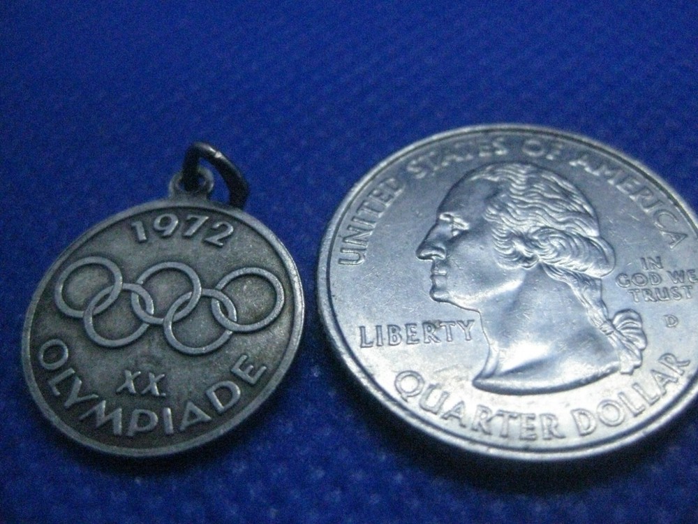Sterling Silver 1972 Munich Olympiade Charm