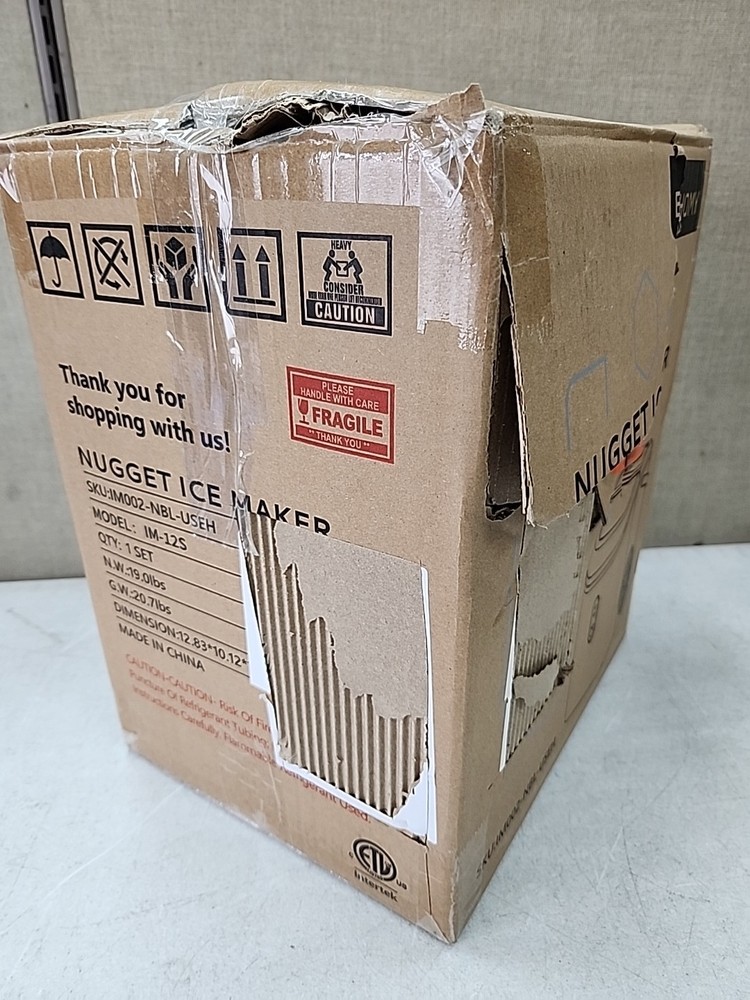 NEW Euhomy Nugget Ice Maker Model: IM-12S - Damaged box!!
