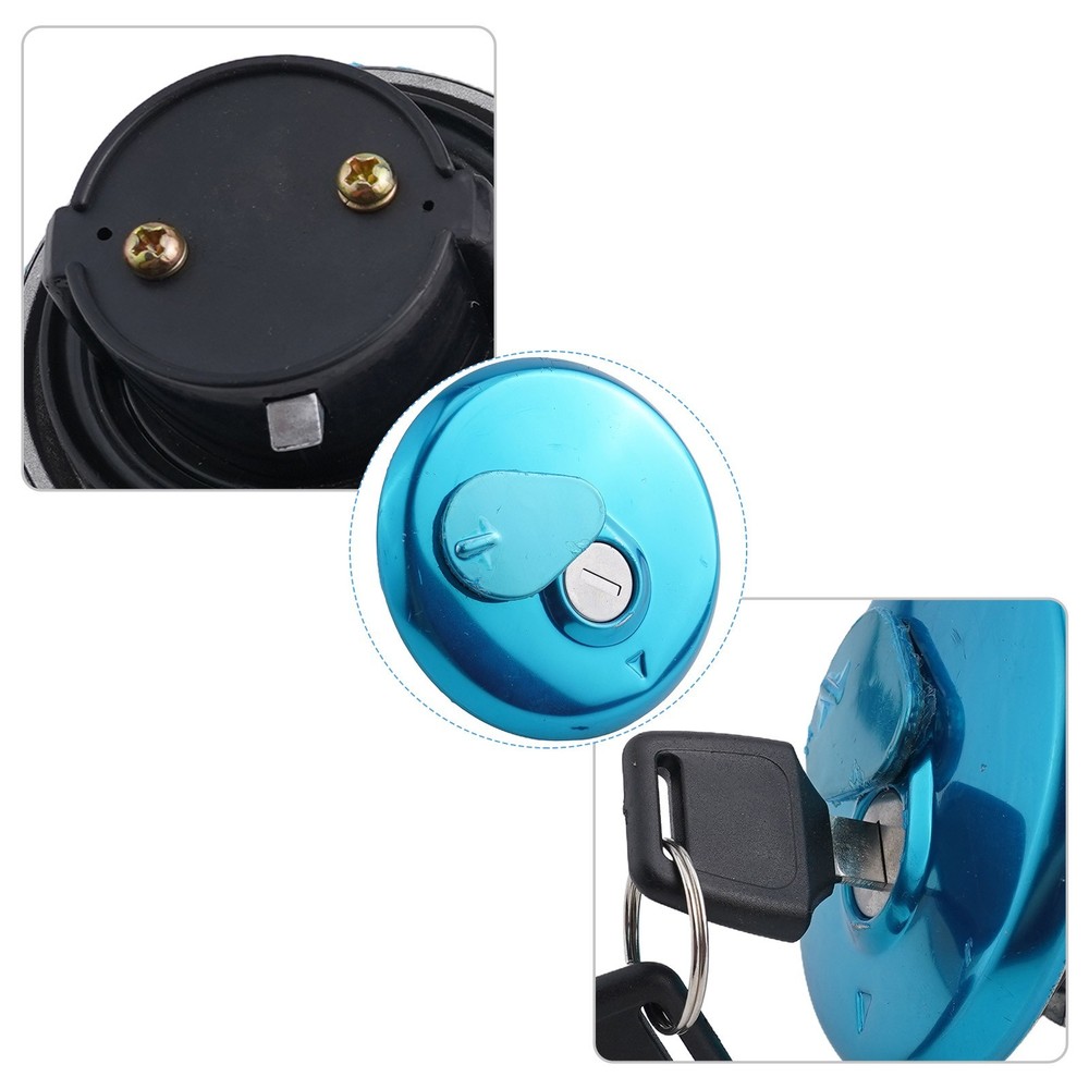 Precise Parameter Motorcycle Fuel Cap Cover with Key Lock Set fo