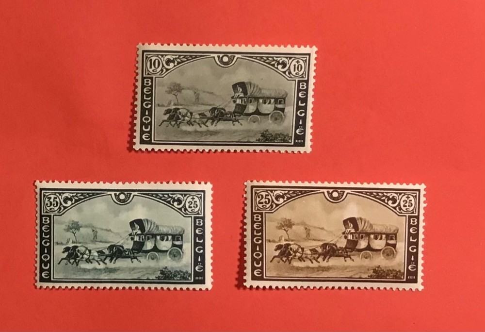Belgium 1935 MNH Stagecoach Gen2
