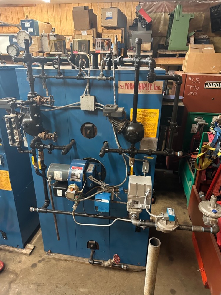 York Shipley 25 HP Vertical Boiler