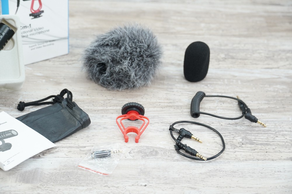 Moukey MCM-1 Video Microphone, Camera Microphone with Shock Mount,...