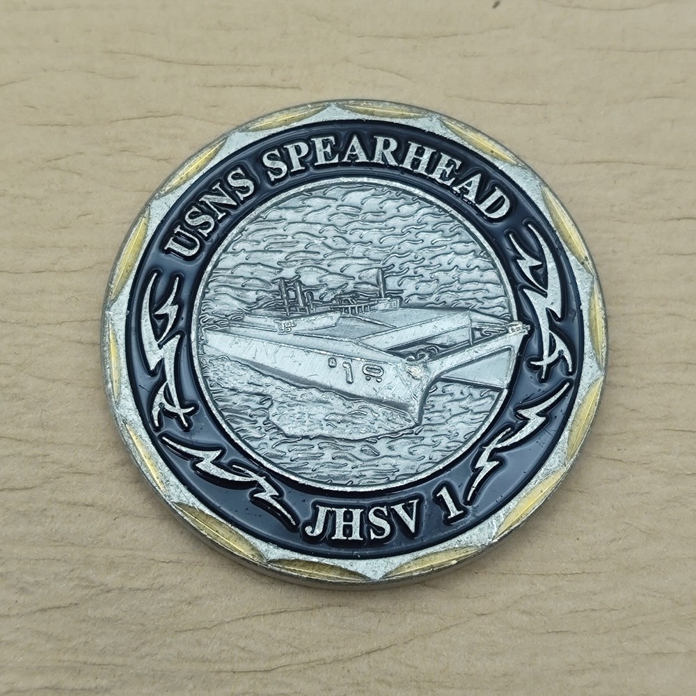 USNS SPEARHEAD JHSV 1 Challenge Coin