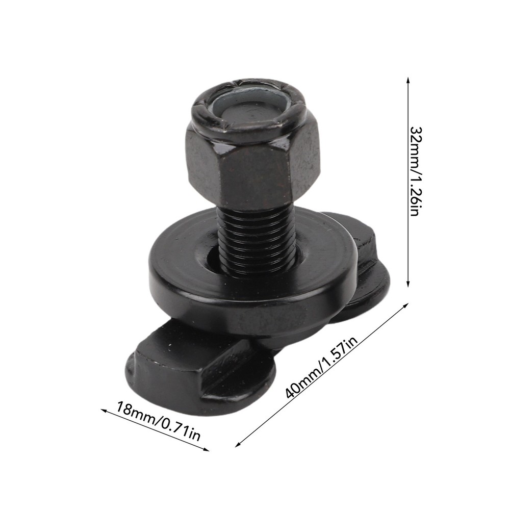 2PCS L Track Stud Fitting Carbon Steel Galvanized Airline Track Stud Fitting For