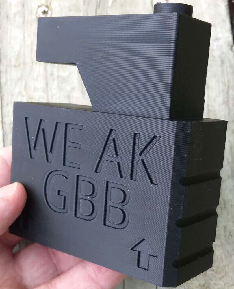 WE AK47 GBBR Airsoft Odin Speedloader Adapter (Black)