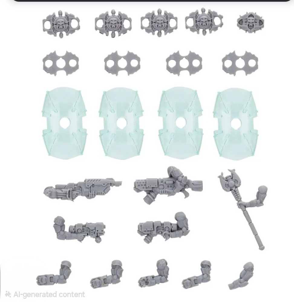 van saar energy shield set Necromunda Forgeworld Oop New