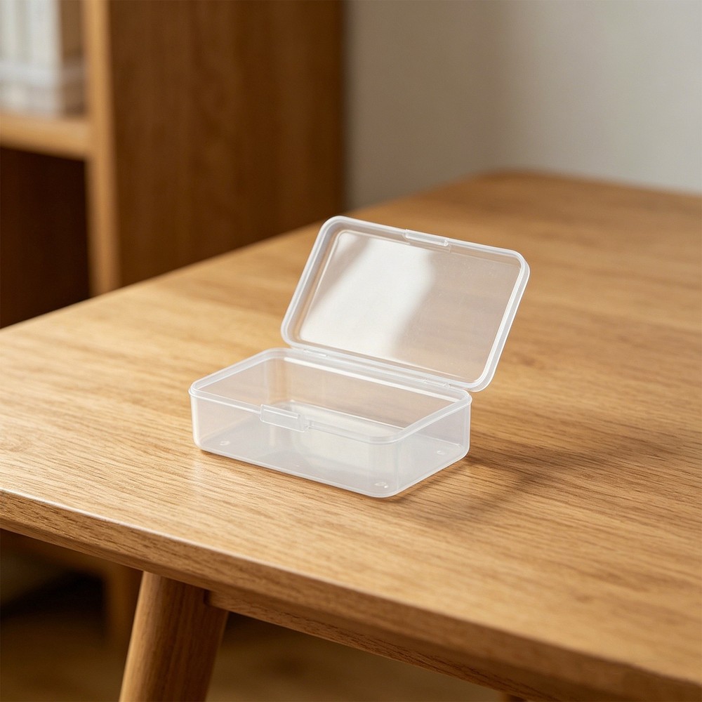 1pcs Plastic Clear Transparent Storage Collections Container Box Case Holder