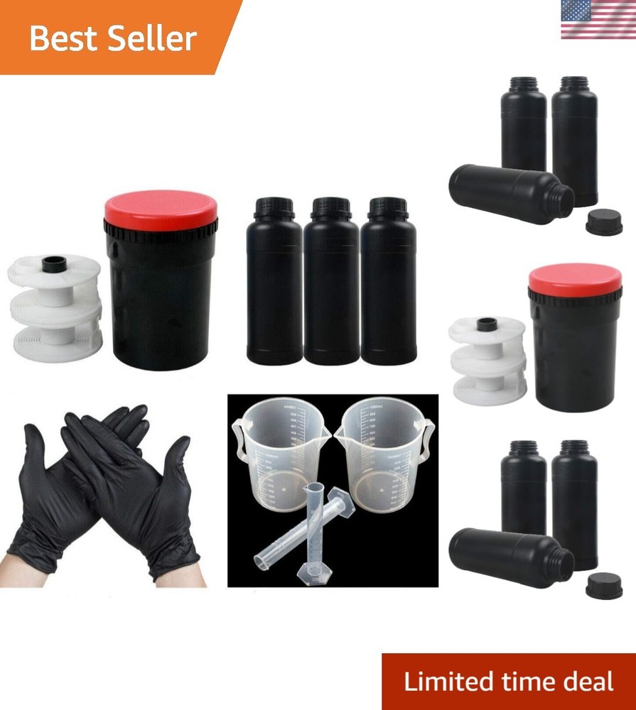 120 135 B&W Film Darkroom Kit Developing Equipment Processing Tool Developing Ta