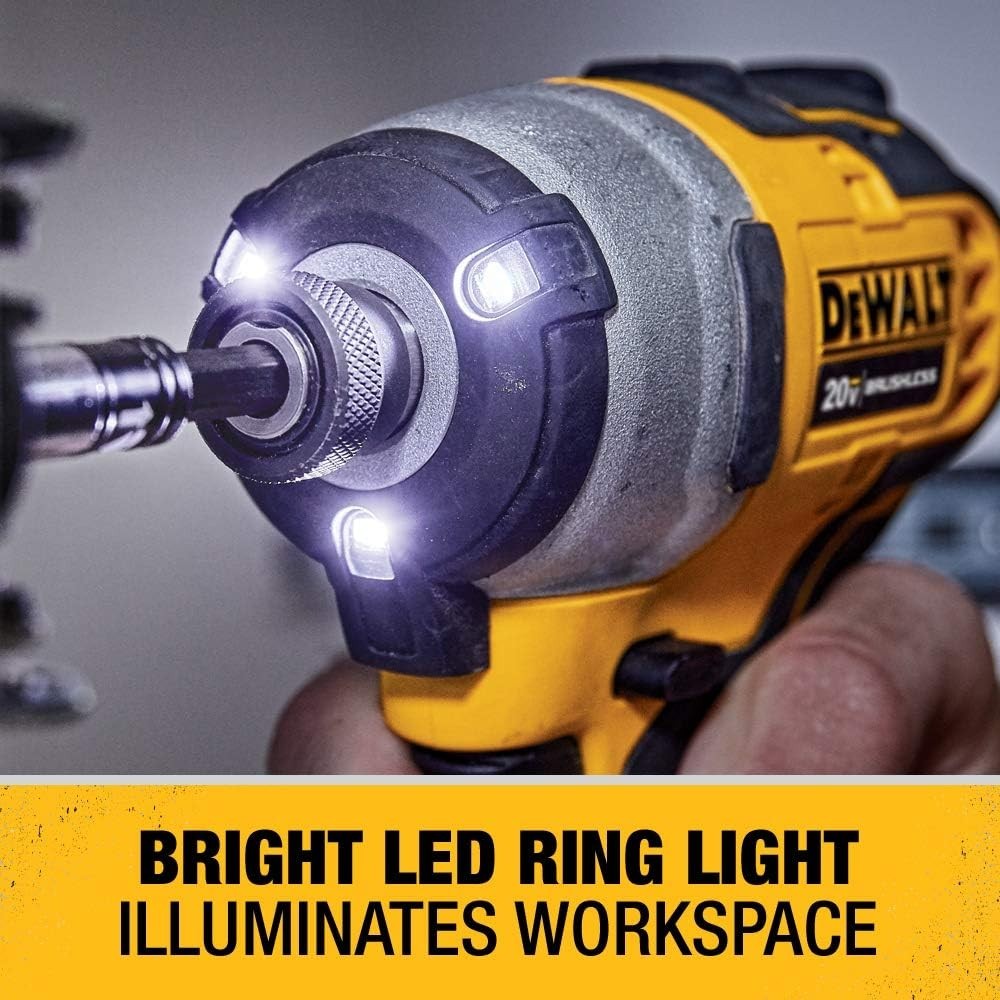 DEWALT ATOMIC 20V Impact Driver 1/4" Cordless Compact Tool Only DCF809B