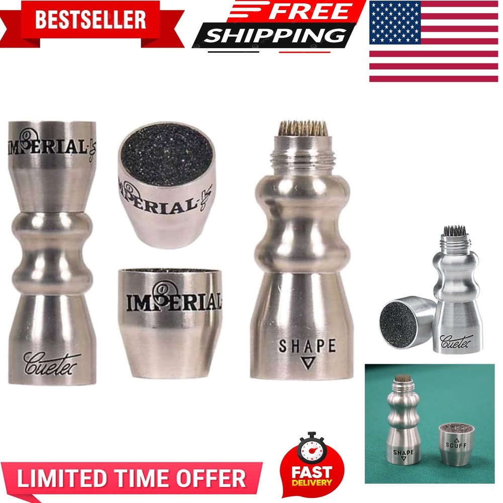 Billiard/Pool Cue Accessory: Bowtie 3-in-1 Billiard Cue Tip Tool