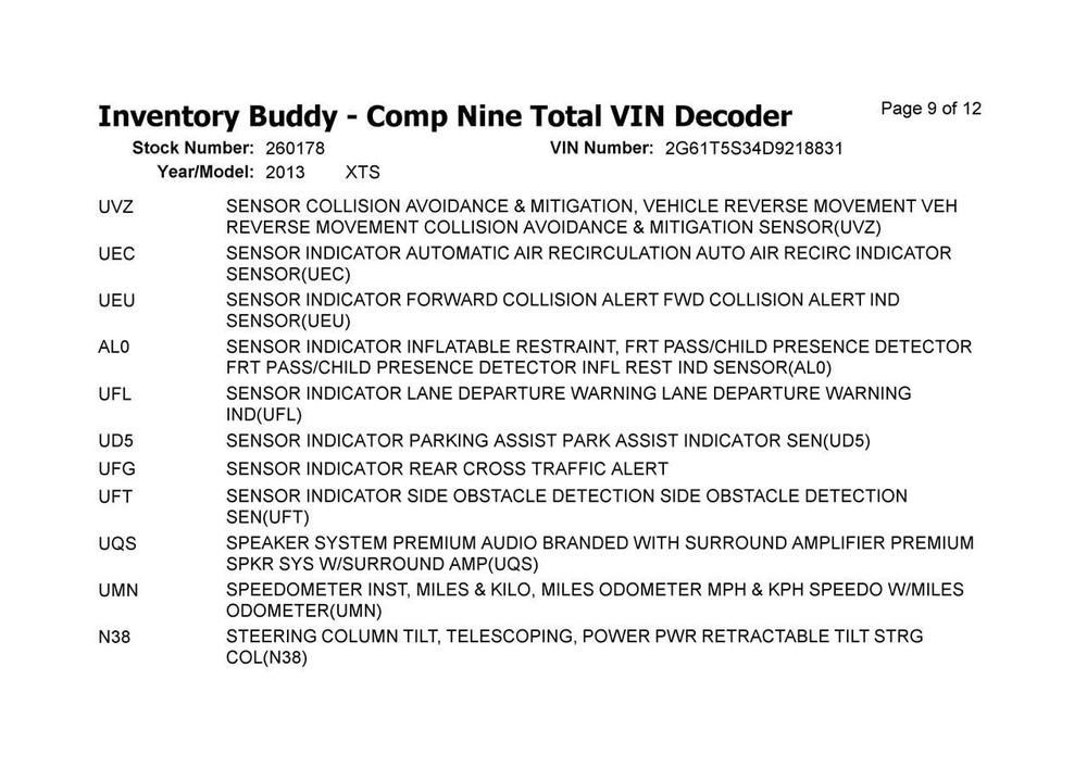 Fuse Box Engine Fits 13 XTS 967424