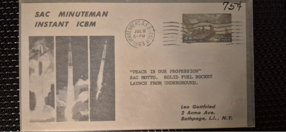1963 - Milestones/Event Covers
