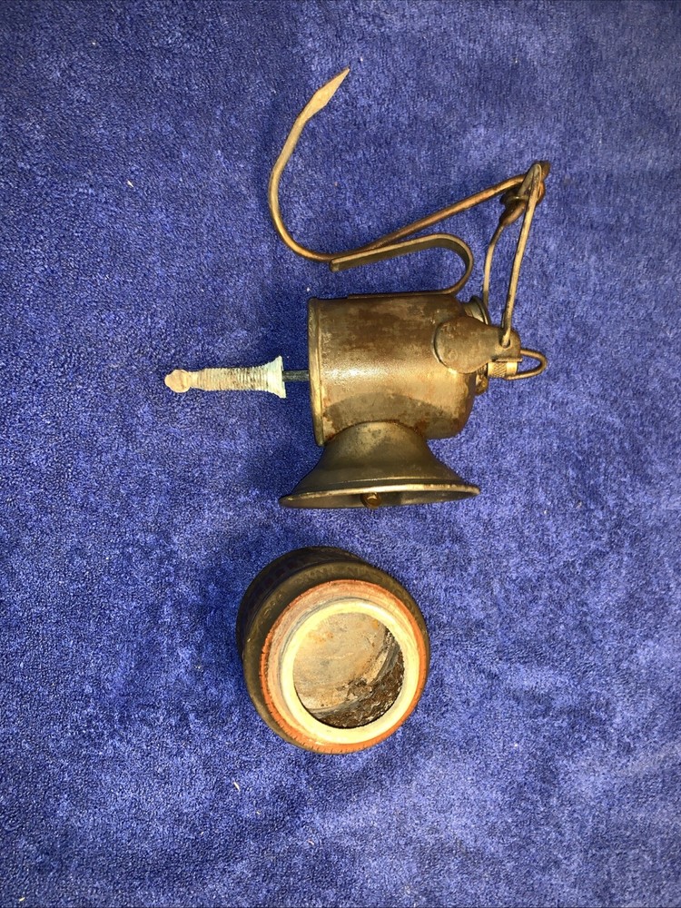 Dewar ITP Carbide Miners Lamp Mining Lantern with Hanger