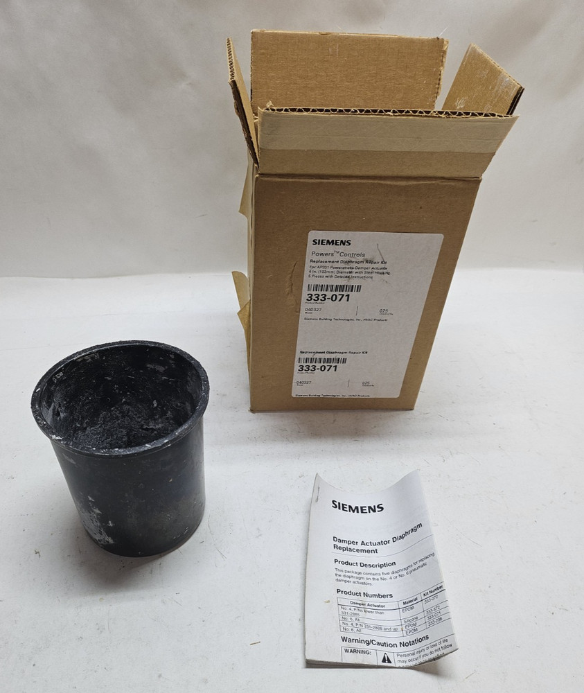 Siemens Powers Controls 333-071 Diaphragm Kit Model 040327 (5pk)