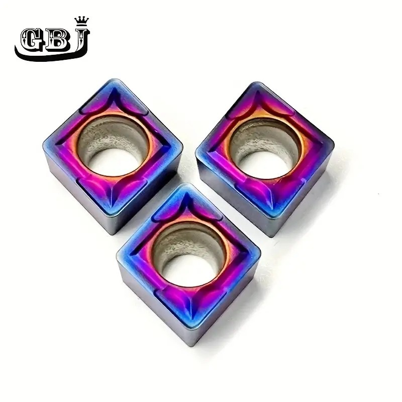 10pcs CCMT32.52 CCMT09T308 Carbide Inserts Nano-Blue Coating Insert is Suitable