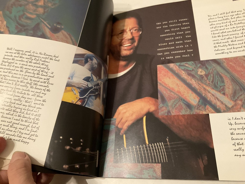 1994 ERIC CLAPTON From the Cradle Tour Program with Content Ticket Stub