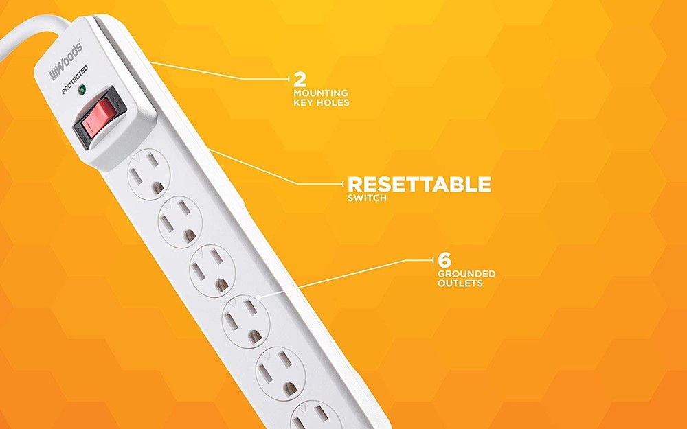 Surge Protector with Safety Overload Feature