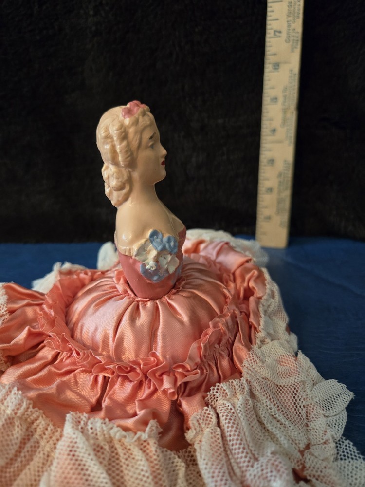 Vintage pin cushion half doll