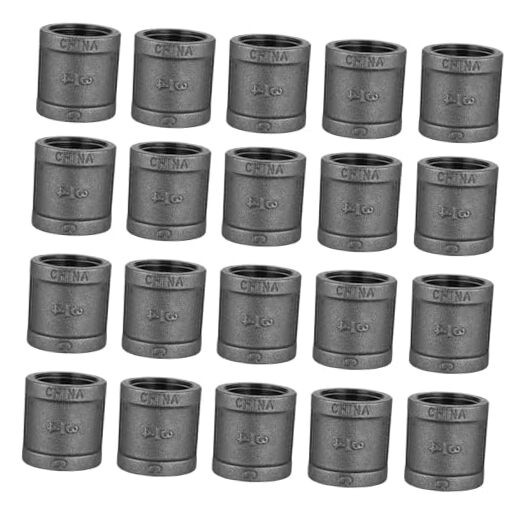3/4" Pipe Fitting Coupling Pack Malleable Iron Cast Pipe Coupling 3/4 Inch 20