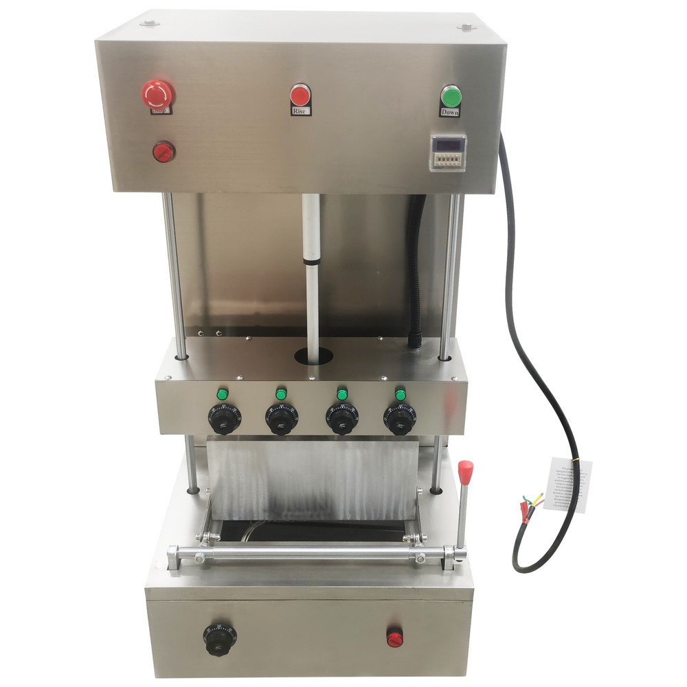 Pizza Cone Forming Machine Pizza Base Press Forming Machine Conical Pizza 4 Head