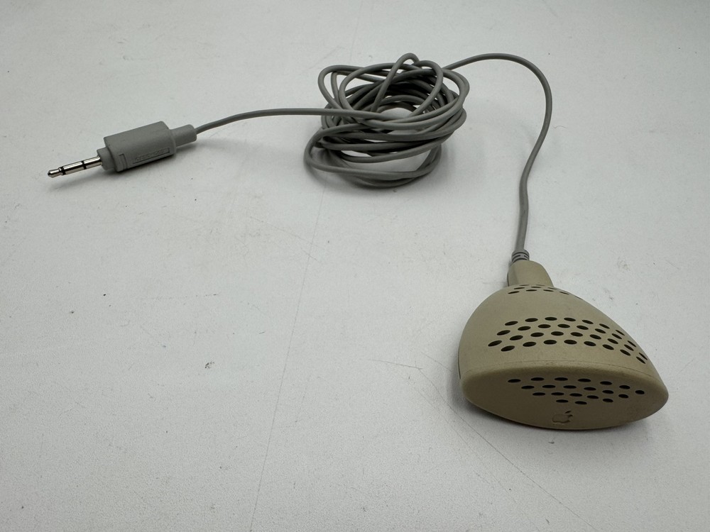 Vintage Macintosh Microphone Apple Aux PlainTalk
