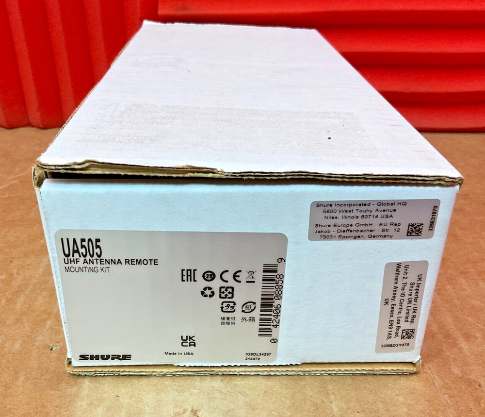 Shure Antenna Mounting Kit UA505 ✅ ❤️️ ✅ ❤️️ NEW!!! OPEN BOX!!! ✅ ❤️️ ✅ ❤️️