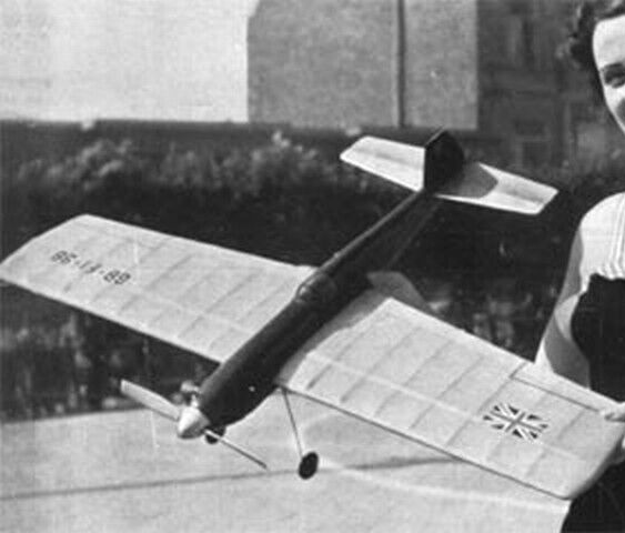 Ambassador Control Line 35" WS RC Model Airplane Plans Templates PDF on USB