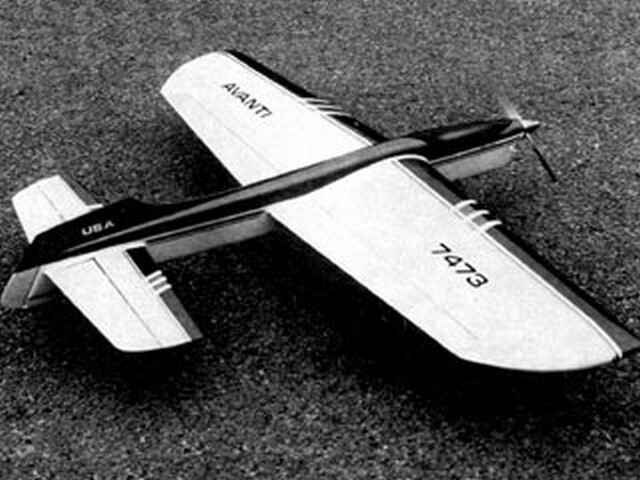 Avanti II C/L Stunt Model 60" Wing RC Model Airplane Printed Plans & Templates