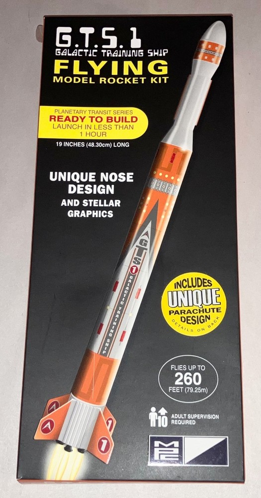 MPC OPEN BOX GTS 1 Galactic Training Ship Model Rocket Kit 011