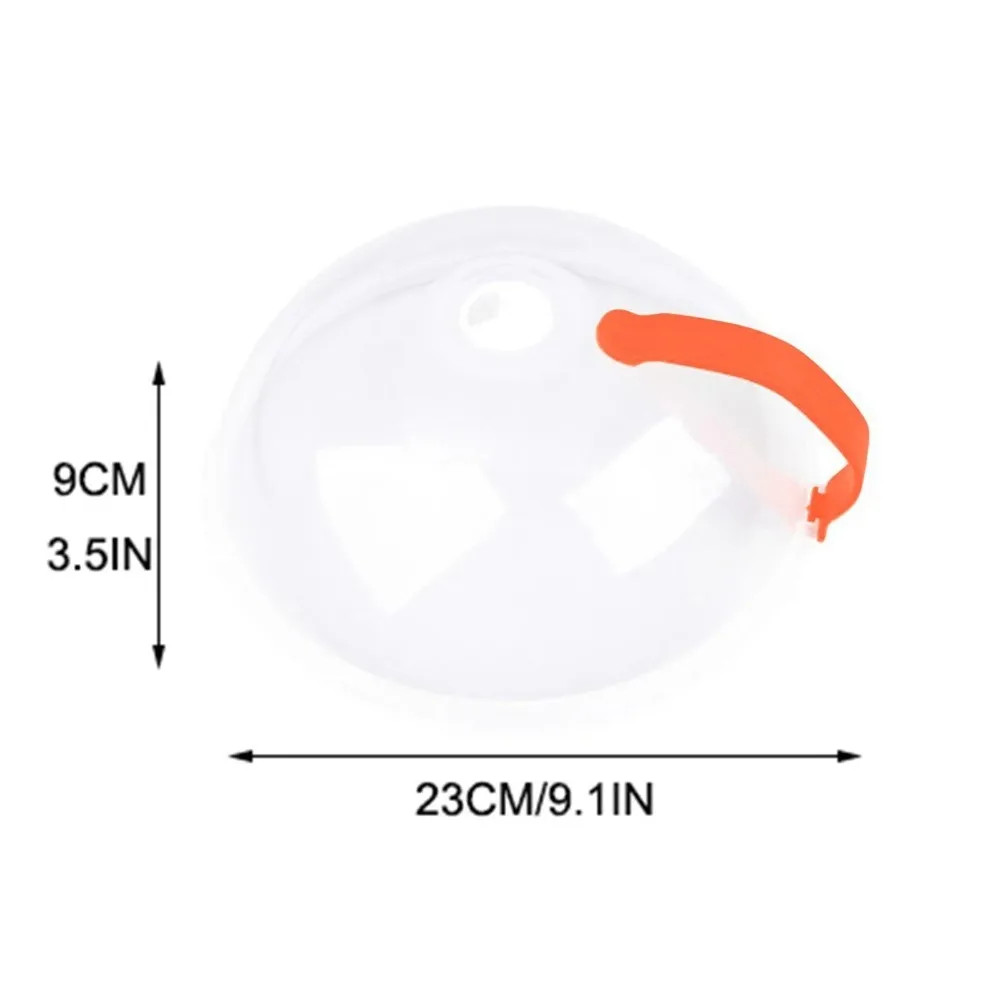 The Third Generation Microwave Splash Cover Thickened Transparent Splash-Proof C