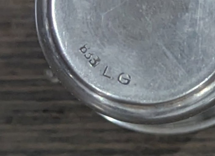 Silver 833 Kiddush Cup (silversmith: Lustig Gering, Jerusalem, c.1940)